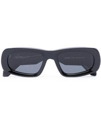 Off-White c/o Virgil Abloh - Austin Logo-Print Sunglasses - Lyst