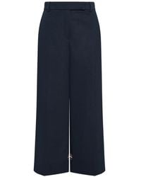 Thom Browne - Cotton Gabardine Chino Trousers - Lyst