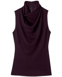 Smythe - Top Con Cuello Desbocado - Lyst