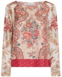 Pierre Louis Mascia - Aloe Floral-Longsleeve Shirt - Lyst