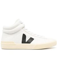 Veja - High-Top-Sneakers Mit Logo-Patch - Lyst