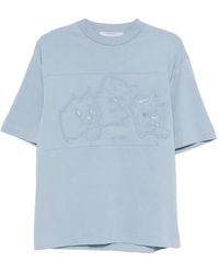 Iceberg - Embroidered Cotton T-Shirt - Lyst