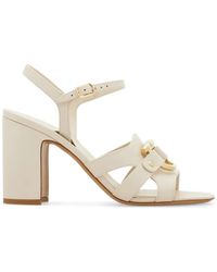 Ferragamo - Sandales À Ornement Gancini - Lyst