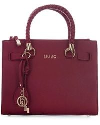 Liu Jo - Small Logo-Charm Satchel Bag - Lyst