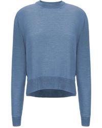 Jil Sander - Mélange-Effect Knitted Top - Lyst