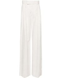 Amiri - High-Waist Wide-Leg Trousers - Lyst