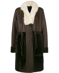 Chloé Oversized-Mantel - Braun