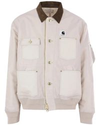 Sacai - X Carhartt Wip Canvas Pocket Corduroy Jacket - Lyst