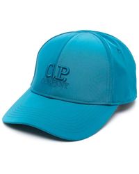 C.P. Company - Logo-embroidered Baseball Cap - Lyst