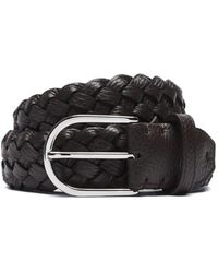 Brioni - Braided Leather Belt - Lyst