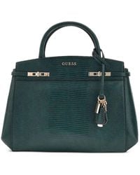 Guess - Bolso Shopper Melinda Con Efecto De Lagarto - Lyst