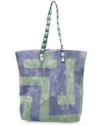 Epice - Geometric-Print Mesh Shoulder Bag - Lyst