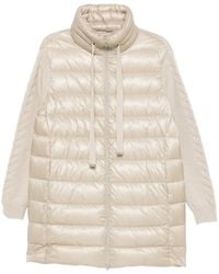 Herno - Quilted Panelled Zip-Up Coat - Lyst