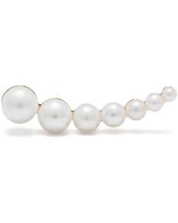 Sophie Bille Brahe - 14Kt Recycled Croissant Japonais Pearl Single Earring - Lyst