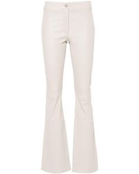 Arma - High-waist Leather Trousers - Lyst