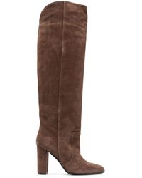 Via Roma 15 - 90mm Knee-high Suede Boots - Lyst