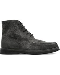 Marsèll - Lace-Up Suede Boots - Lyst