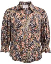 Cinq À Sept - Fiona Paisley-Print Shirt - Lyst