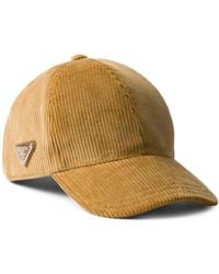 Prada - Corduroy Baseball Cap - Lyst