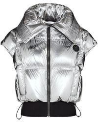 Perfect Moment - Sierra Quilted Metallic Down Gilet - Lyst