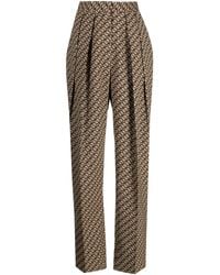 Stella McCartney - Straight-Leg Wool-Blend Trousers - Lyst