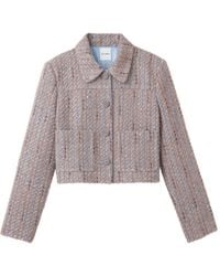 St. John - Naomi Tweed Jack - Lyst