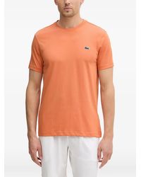 Lacoste - T-Shirt À Patch Logo - Lyst