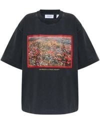 Off-White c/o Virgil Abloh - Graphic-Print Loose-Fit T-Shirt - Lyst