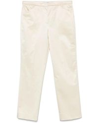TOTEME - Straight Cropped Trousers - Lyst