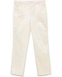 TOTEME - Straight Cropped Trousers - Lyst