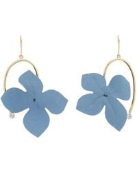 Marni - Ohrringe Mit Strassblume - Lyst