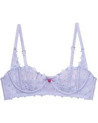 Fleur du Mal - Love Lock Bra - Lyst