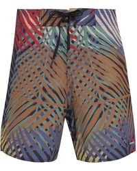 Osklen - Leaf-Print Swim Shorts - Lyst