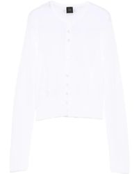 Pinko - Cardigan With Mother-Of-Pearl Buttons - Lyst
