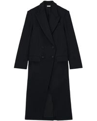 McQueen - Double-Breasted Flap-Pocket Coat - Lyst
