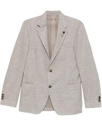 Lardini - Blazer À Simple Boutonnage - Lyst
