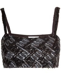 P.A.R.O.S.H. - Sequin-Embellished Top - Lyst