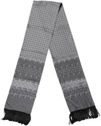Dolce & Gabbana - Patterned Fringed Scarf - Lyst