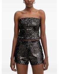 Haveone - Haut Bustier À Sequins - Lyst