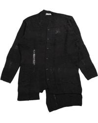 Yohji Yamamoto - Panelled Cardigan - Lyst