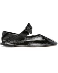Hereu - Llasada Leather Ballerina Shoes - Lyst
