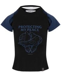 SRVC Studio - Protecting My Peace Cut-Out T-Shirt - Lyst