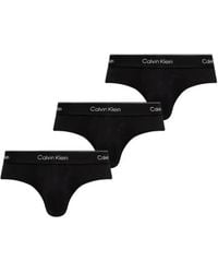 Calvin Klein - Logo-Waistband Briefs (Set Of Three) - Lyst