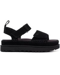 UGG - Schwarze Flache Sandalen Goldenstar - Lyst