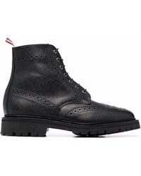Thom Browne - Lace-up Brogue Boots - Lyst