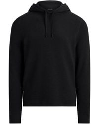Ralph Lauren - Waffle-Knit Drawstring Hoodie - Lyst