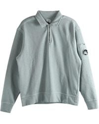 C.P. Company - Malfilè Fleece Lens-Detail Sweater - Lyst