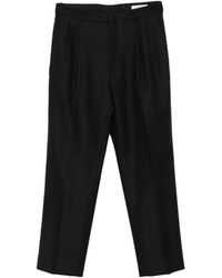 BE ABLE - Pleated Tapered Trousers - Lyst