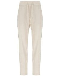 Panicale - Drawstring-Waist Trousers - Lyst
