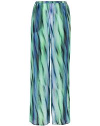 ARMANI EXCHANGE - Straight Broek Met Abstracte Print - Lyst